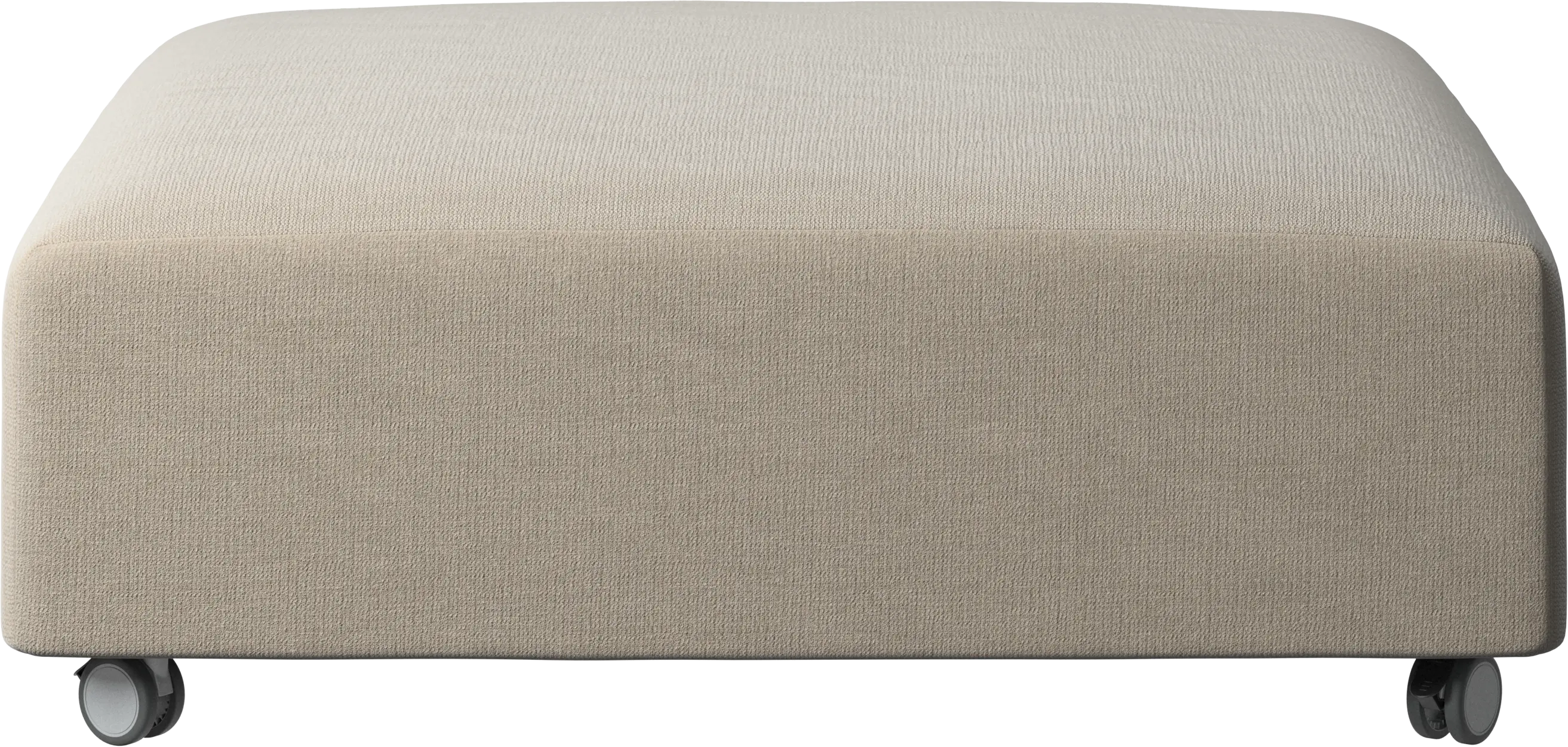 Hampton pouf on wheels